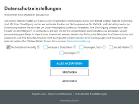 'deutsches-schulportal.de' screenshot
