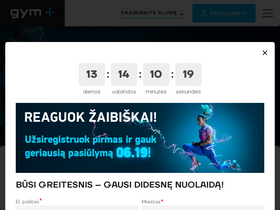 'gymplius.lt' screenshot