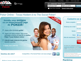 'thesocialpoker.com' screenshot