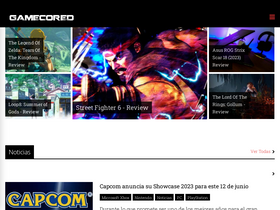 'gamecored.com' screenshot