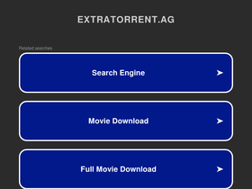 'extratorrent.ag' screenshot