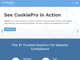 'cookiepro.com' screenshot