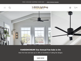 '1800lighting.com' screenshot