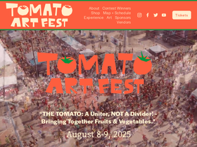 tomatoartfest.com