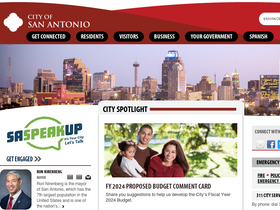 'sanantonio.gov' screenshot