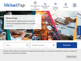 'michaelpage.com.co' screenshot