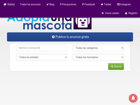 adoptaunamascota.com.mx
