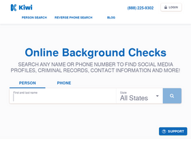 'kiwisearches.com' screenshot