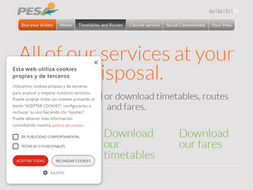 'pesa.net' screenshot