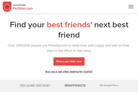 'petsitter.com' screenshot