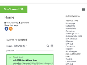 'gunshows-usa.com' screenshot