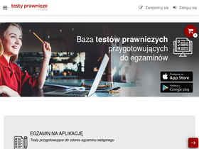 'testy-prawnicze.pl' screenshot