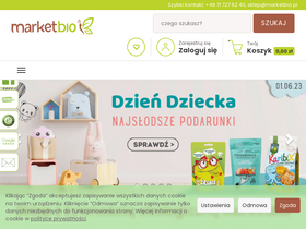 'marketbio.pl' screenshot