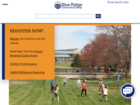 'brcc.edu' screenshot