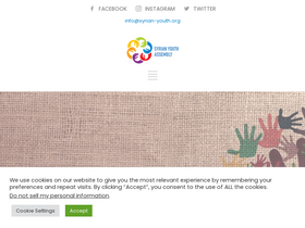'syrian-youth.org' screenshot
