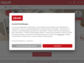 'cewe.de' screenshot