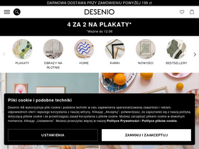 'desenio.pl' screenshot