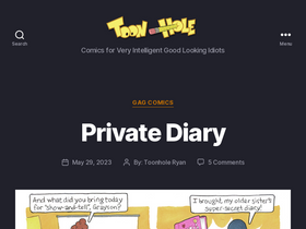 'toonhole.com' screenshot