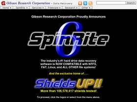 'grc.com' screenshot