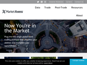 'marketaxess.com' screenshot