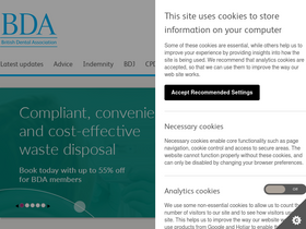 'bda.org' screenshot
