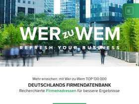 'wer-zu-wem.de' screenshot