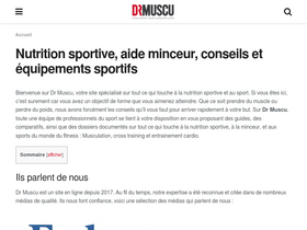 'dr-muscu.fr' screenshot