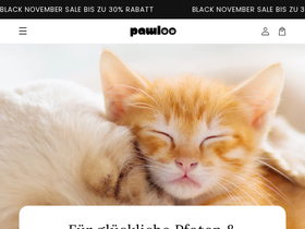 Pawloo homepage screenshot