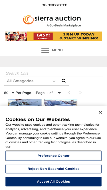 sierraauction.auctioneersoftware.com