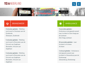 '112-nederland.nl' screenshot