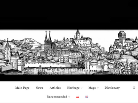 'medievalheritage.eu' screenshot