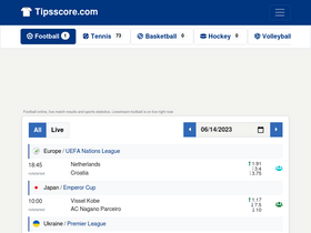 'tipsscore.com' screenshot