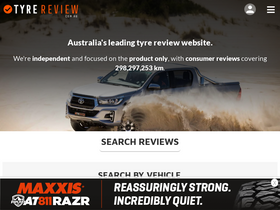 'tyrereview.com.au' screenshot