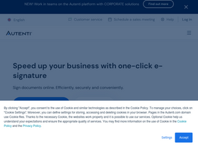 'autenti.com' screenshot