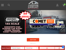 'awesomediecast.com' screenshot