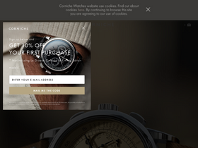 'cornichewatches.com' screenshot