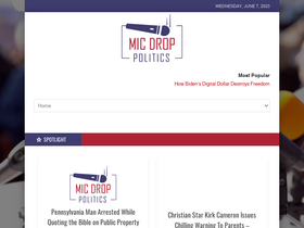'micdroppolitics.com' screenshot