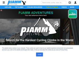 'pjammcycling.com' screenshot
