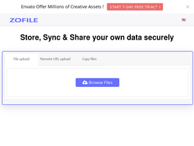 'zofile.com' screenshot