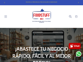 mrvfoodstuff.com homepage screenshot