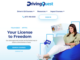 'drivingquest.com' screenshot
