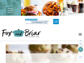 'foxandbriar.com' screenshot