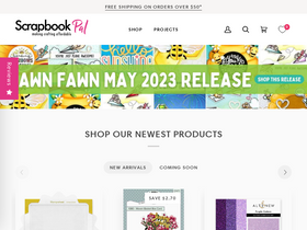 'scrapbookpal.com' screenshot