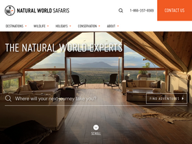 'naturalworldsafaris.com' screenshot
