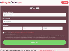 'playfulcuties.com' screenshot