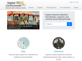 'digitalcommonwealth.org' screenshot