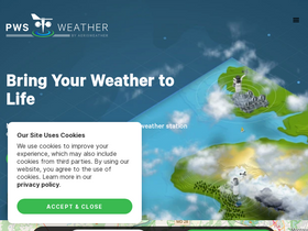 'pwsweather.com' screenshot