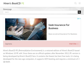 'hirensbootcd.org' screenshot