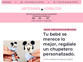Artesania Y Goma Eva homepage screenshot
