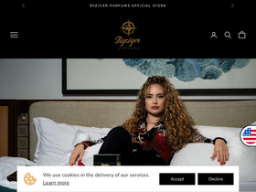 Ryziger homepage screenshot